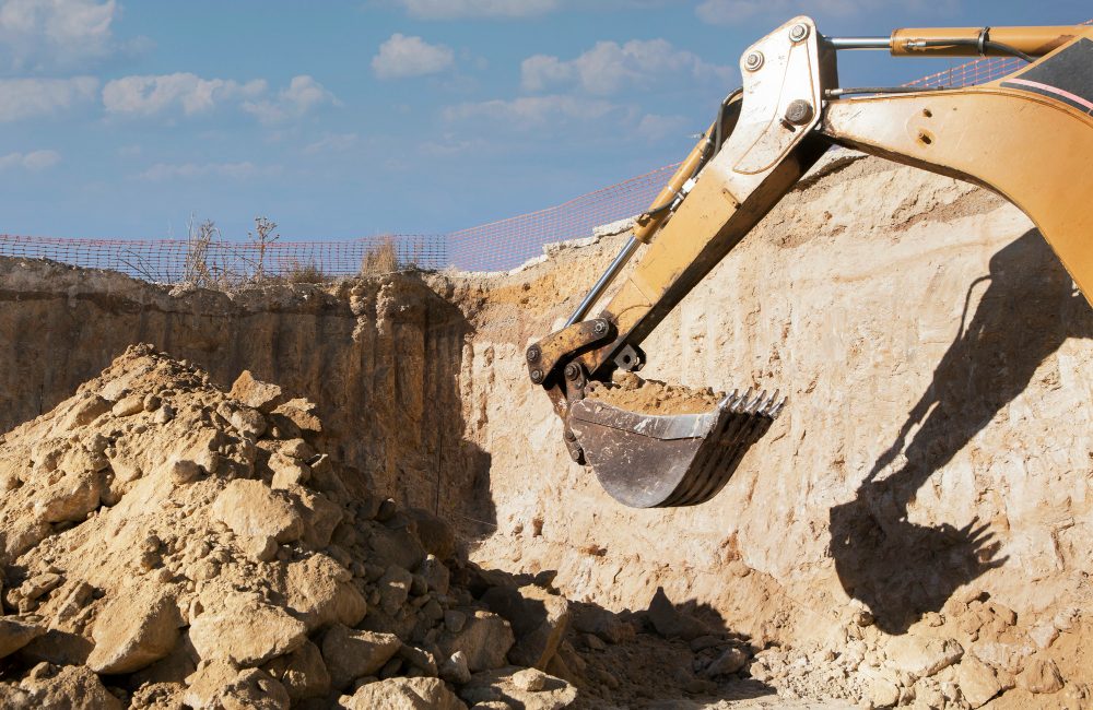 Areia para construção